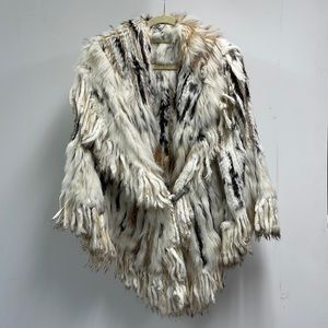 Woman’s fur coat used